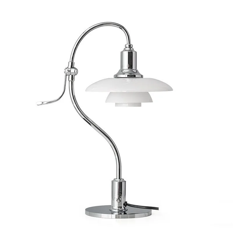 

Прикроватная лампа для спальни, регулируемый колокольчик, настольная лампа, современный простой письменный стол, кабинет, ретро-освещение