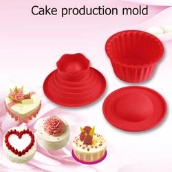 Giant Cupcake Easy To Use Non-stick Surface Creative Trendy Practical Innovative Silicone Cake Mold For Easy Decorating Durable