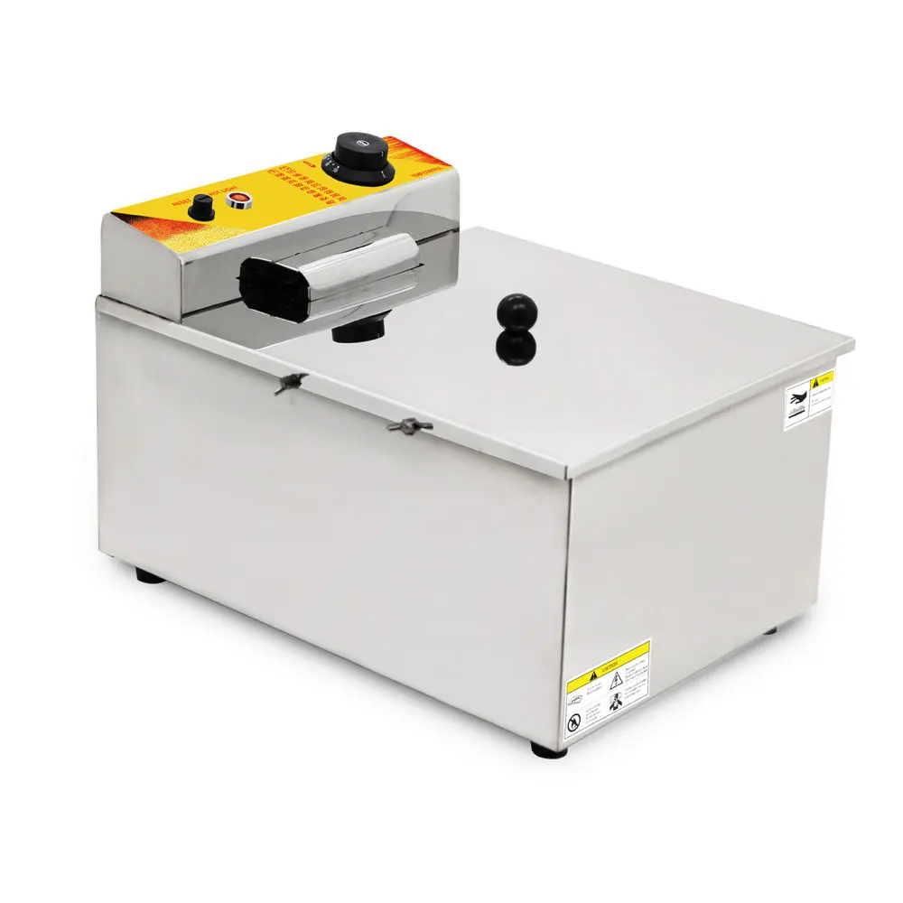 Коммерческая фритюрница для хот-догов, 12 л, машина для жарки сыра, электрическая фритюрница из нержавеющей стали, фритюрница с aceite, масло для глубокой фритюрницы
