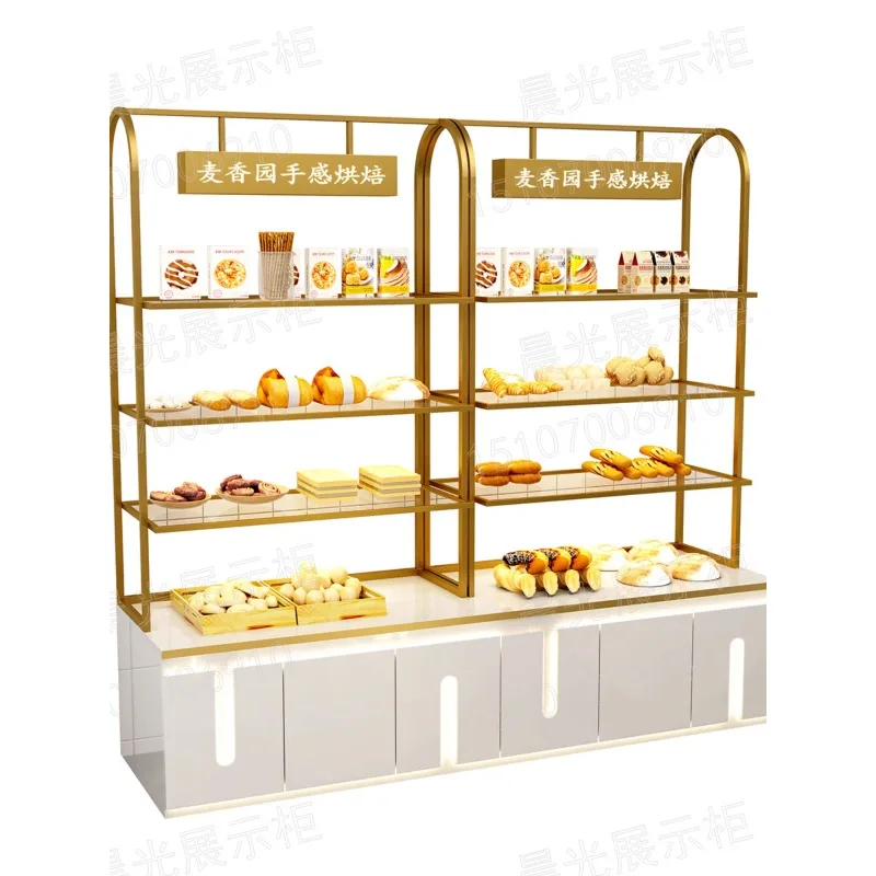 Bread display cabinet Cake model Baking side Middle island checkout page Bar counter Refrigerated counte