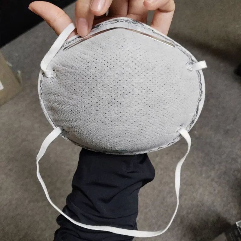 30pcs/60pcs/90pcs Cup-shaped Mask with Activated Carbon Dustproof Grinding Welding Breathable Anti-fog Mask Safety Protection