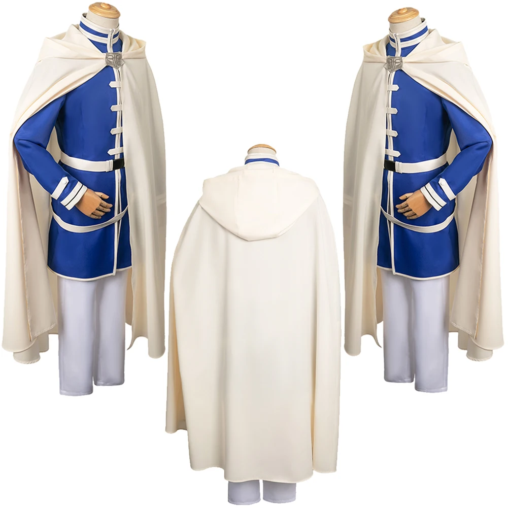 Himmel Cosplay Fantasy Cloak parrucche Anime Sousou of Friern travestimento Costume ragazzi uomini adulti Halloween Roleplay Fantasia vestito maschile