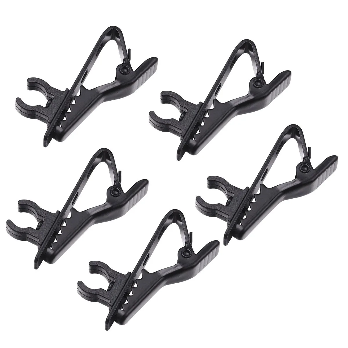 

10Pcs Professional Lapel Lavalier Clip for Shows Lectures Meetings Voice Recording Online Karaoke Easy to Clip on Shirts Collars