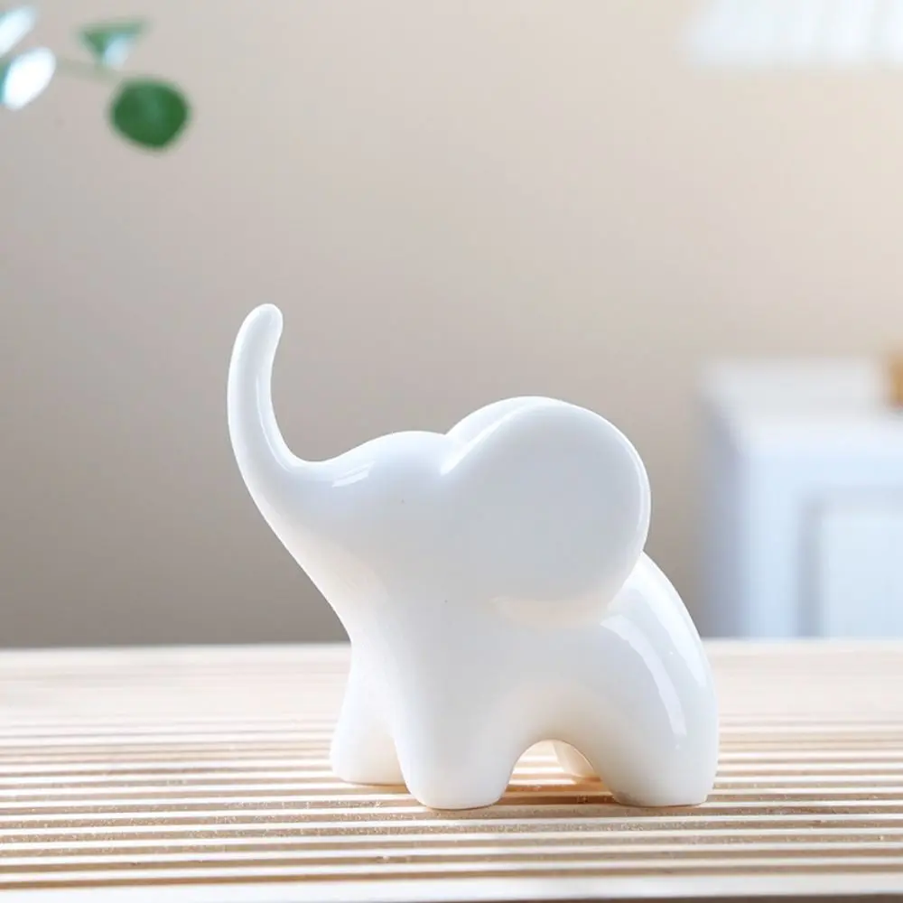 نمط فاخر الفيل السيراميك الحرف نموذج الحلي اليدوية مقلد الفيل التماثيل تحصيل الفن الحديث