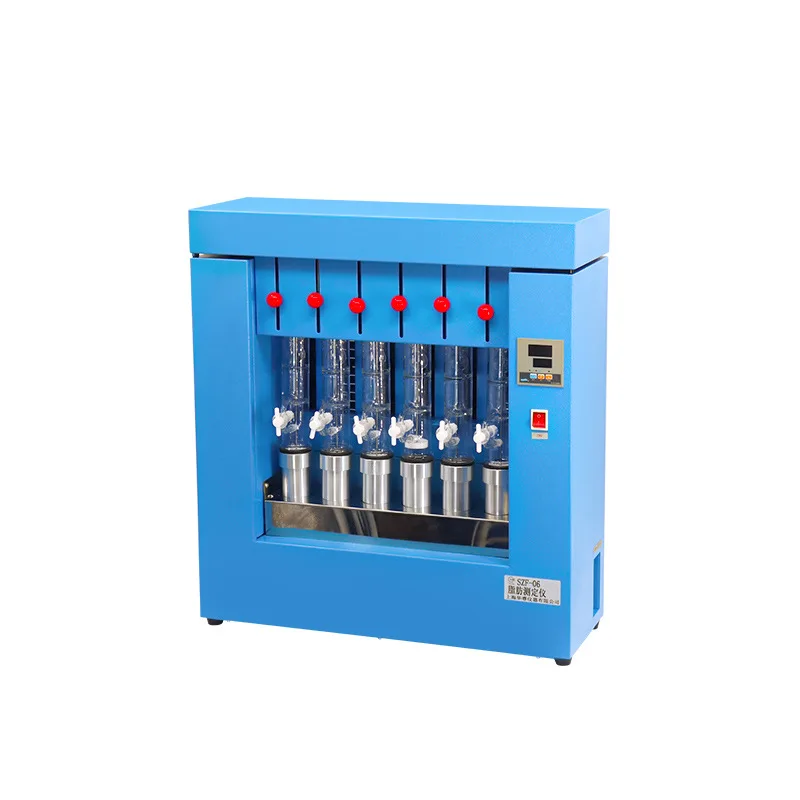 

Instrument Crude fat meter SZF-06A Soxhlet extraction principle Digital fat determination Feed certification