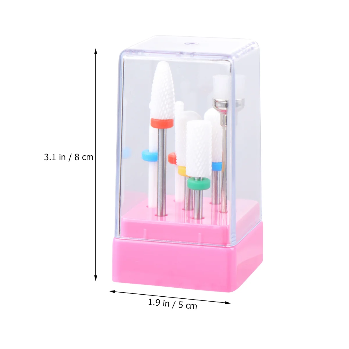 1 set di punte per trapano per unghie con sensazione al tocco confortevole, set di punte per trapano per unghie ricaricabili elettriche adatte per macchine per manicure