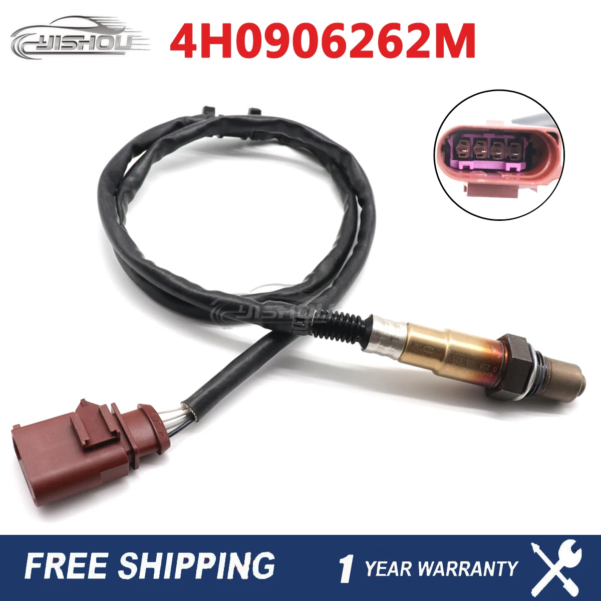 

New 4H0906262M Car Downstream Air Fuel Ratio Lambda O2 Oxygen Sensor For Audi A6 A8 Q7 S6 S7 S8 For Volkswagen CC Passat Touareg