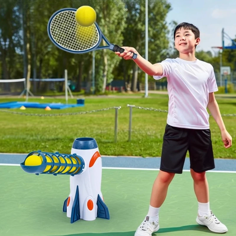 Set di giocattoli per macchine da baseball con lancio automatico Giocattoli per palline da baseball per bambini Giochi sportivi Regali di compleanno per bambini all'aperto per interni