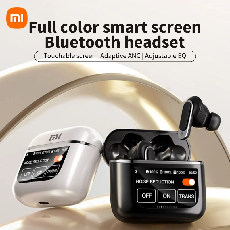 XIAOMI V8 Pro ANC 8G MP3 çalar kablosuz kulakiçi InEar Bluetooth5.4 kulaklık gürültü kulaklık LCD dokunmatik ekran kulaklık