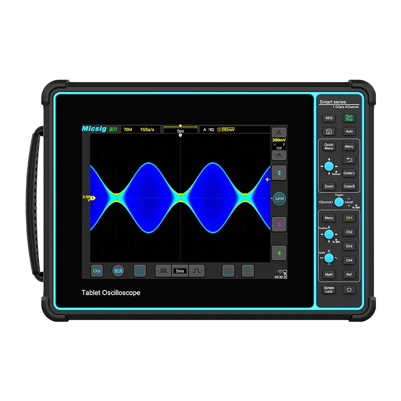 Micsig STO1004 Oscilloscope Digital Flat Panel Oscilloscope 4-channel 100M Bandwidth Handheld Full Touch Smart Series Decoded