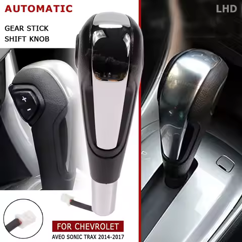 Black Car Gear Shift Knob Automatic Transmission Shifter Lever Head Fit For Chevy Chevrolet Sonic Tracker Trax 95179700 42539376