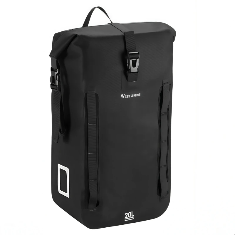 AliExpress West Biking WEST BIKING Bicycle Rear Seat Bag 20L Fully Waterproof Rear TPU Bicycle Bags Mountain Bicycle Rack Double Side Bag Cycling Bags