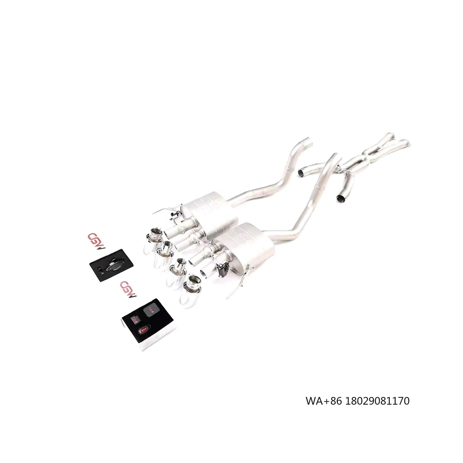 Easy Installation Automobile Titanium or SS304 Exhaust Pipes for  6.2 C7 2013+ Chevy Catback