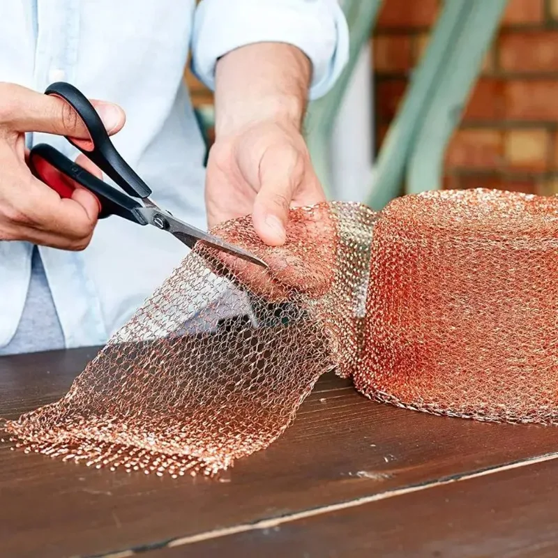 3/6/15/30m Signal Shielding Mesh Snail-proof Copper Wire Mesh Woven Distillery Distillation Copper Wire Vapour Filter Mesh