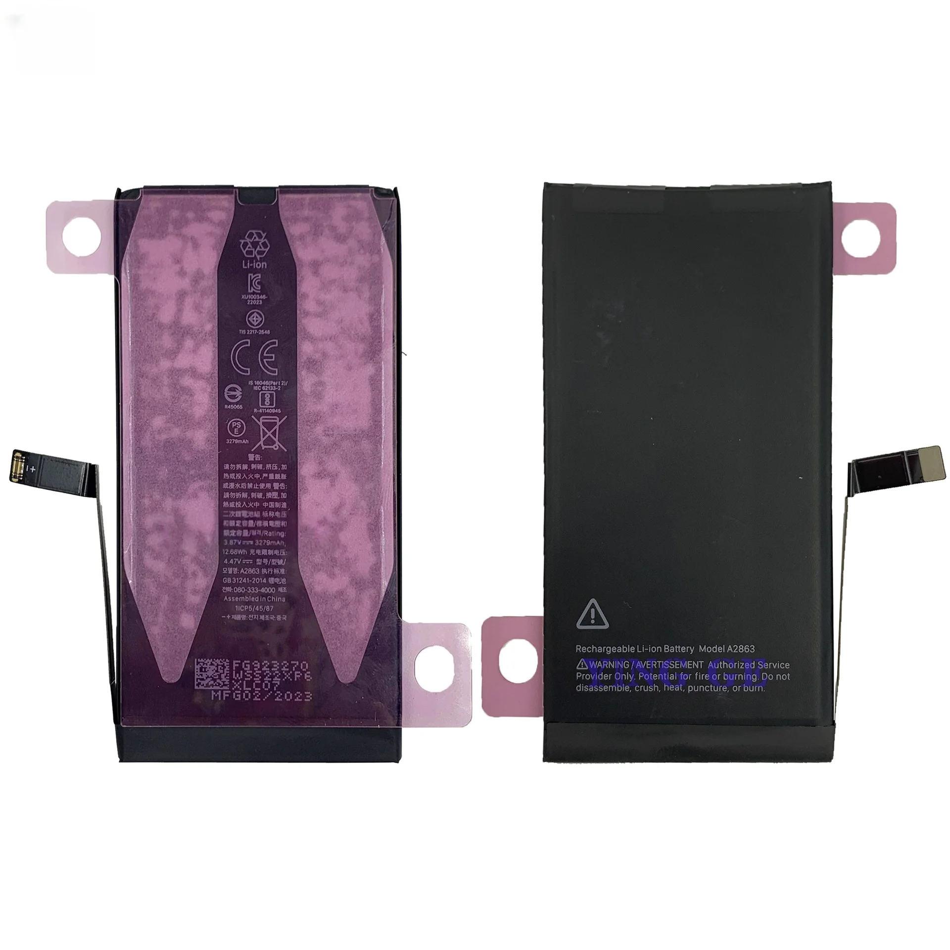 For IPhone 14 3279mAh Mobile Phone Battery for Apple A2882 A2884 A2883 A2881 A2649 High-Quality 100% Healthy Lithium Battery