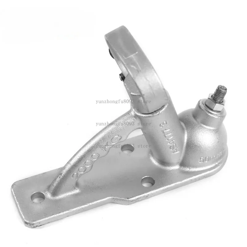 2000KGS 3-Hole Casting Trailer Coupler, AU Style 50mm Ball Connector for Camper Caravan Towing and Trailer Parts