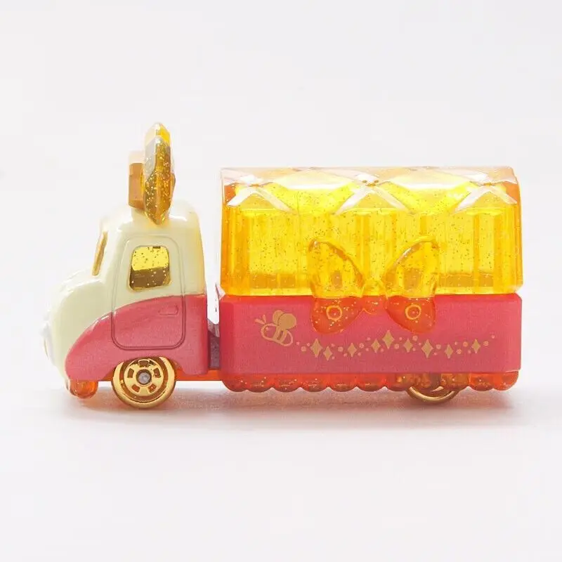 TOMY Takara Disney Schmuckschatulle Winnie The Pooh Legierungsautospielzeug für Mädchen 134336