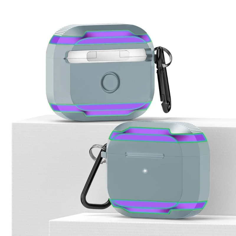 Обновленный силиконовый чехол с дизайном полного доступа, сумка для хранения вкладышей, защитный чехол для наушников, простая