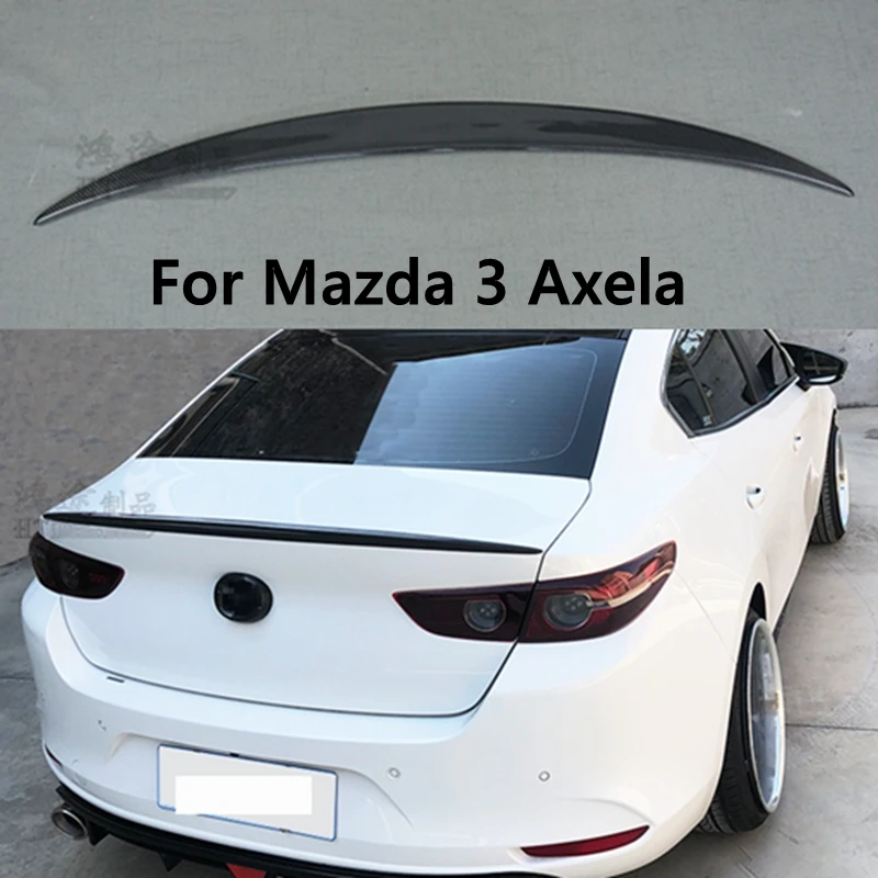 

For Mazda 3 Axela 2020-2021 S Style Carbon fiber FRP Rear Spoiler Trunk wing