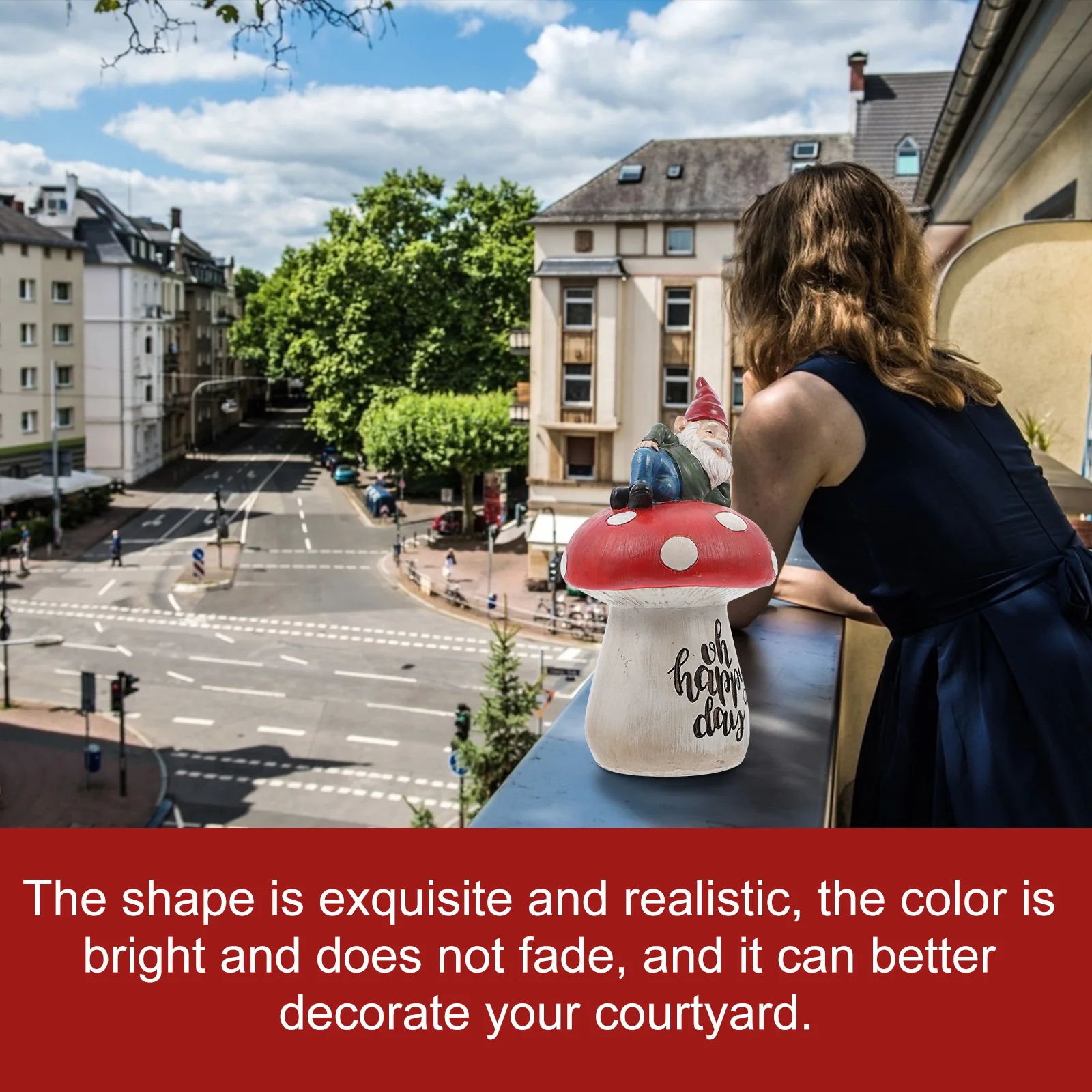 

Decor Decorations Yard Ornament Garden Fairy for outside Colorful Resin Sculpture