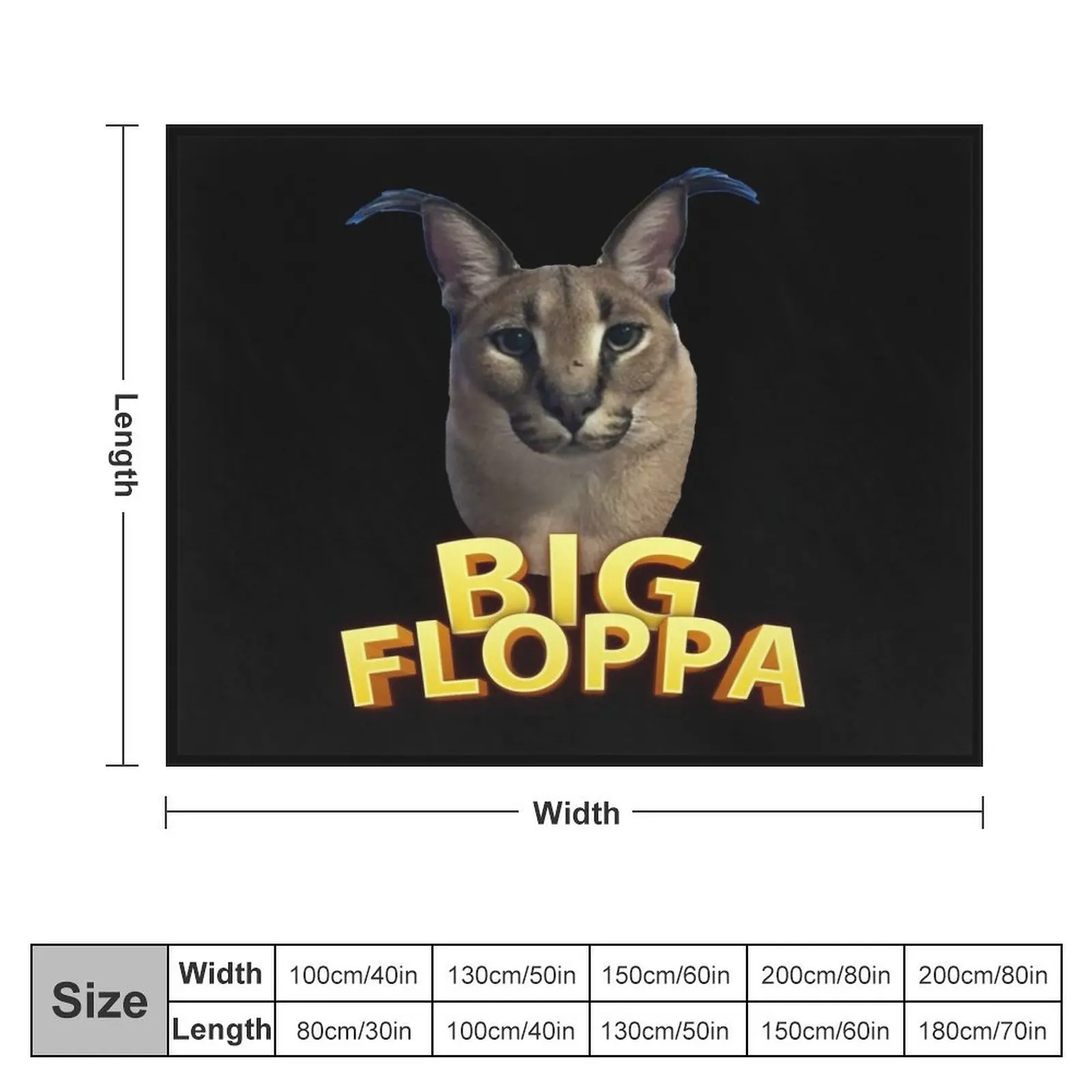 Big floppa meme Throw Blanket Thin Blankets Sofas Of Decoration Cute Hair Blankets