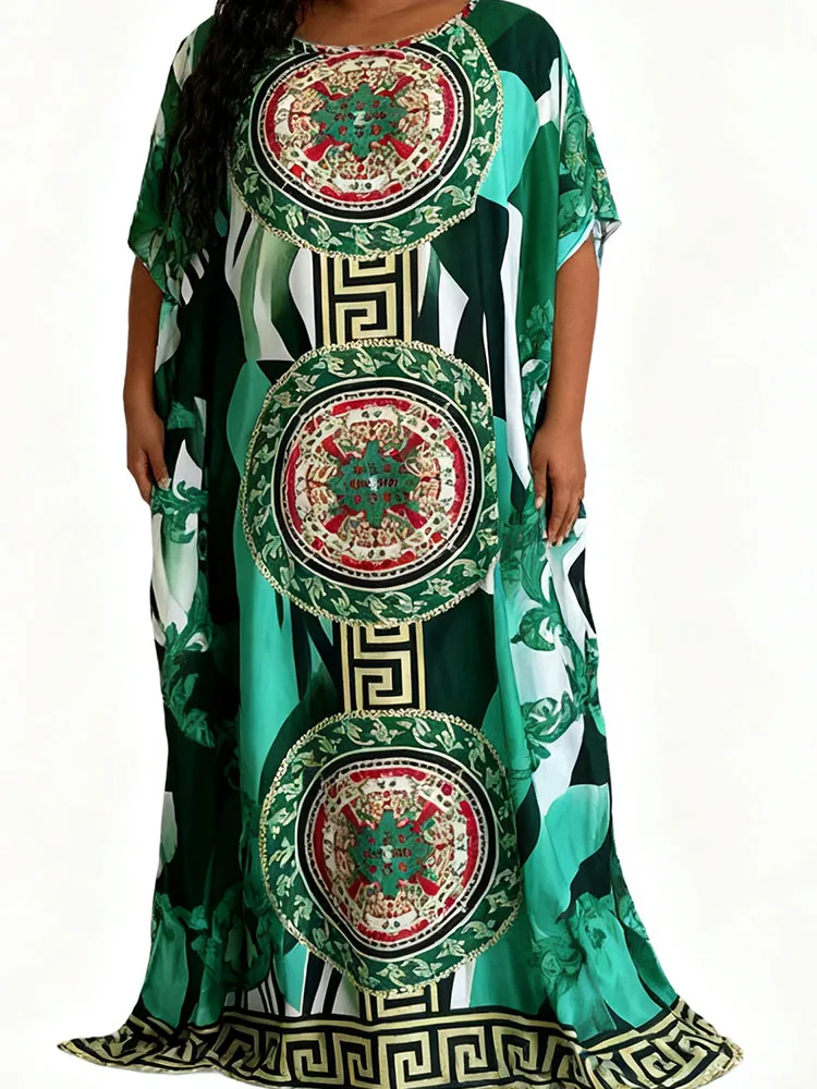 

Premium Silk Kaftan Dress for Women, African Dashiki Boubou Riche Brocade Abaya, Long Elegant Party Wear for Ramadan and Eid
