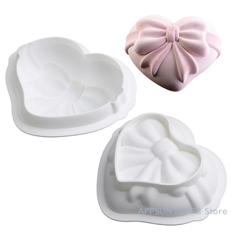 

Love Shaped Silicone Mold DIY Cake Decoration Tool Valentine's Day Craft Decoration Mold