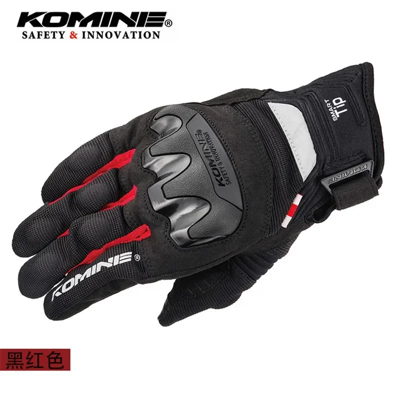 Komine Gk220 guanti da moto Summer Racing traspirante resistente alla caduta moto Rider equitazione guanti Touch Screen equipaggiamento da equitazione