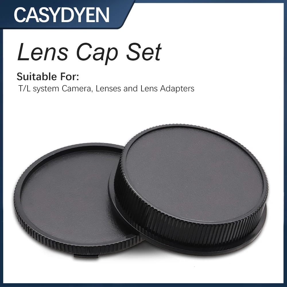 LinGo For Leica T Mount Body Cap Rear Lens Cap For Leica TL SL 18-56 23mm f2 35mm f1.4