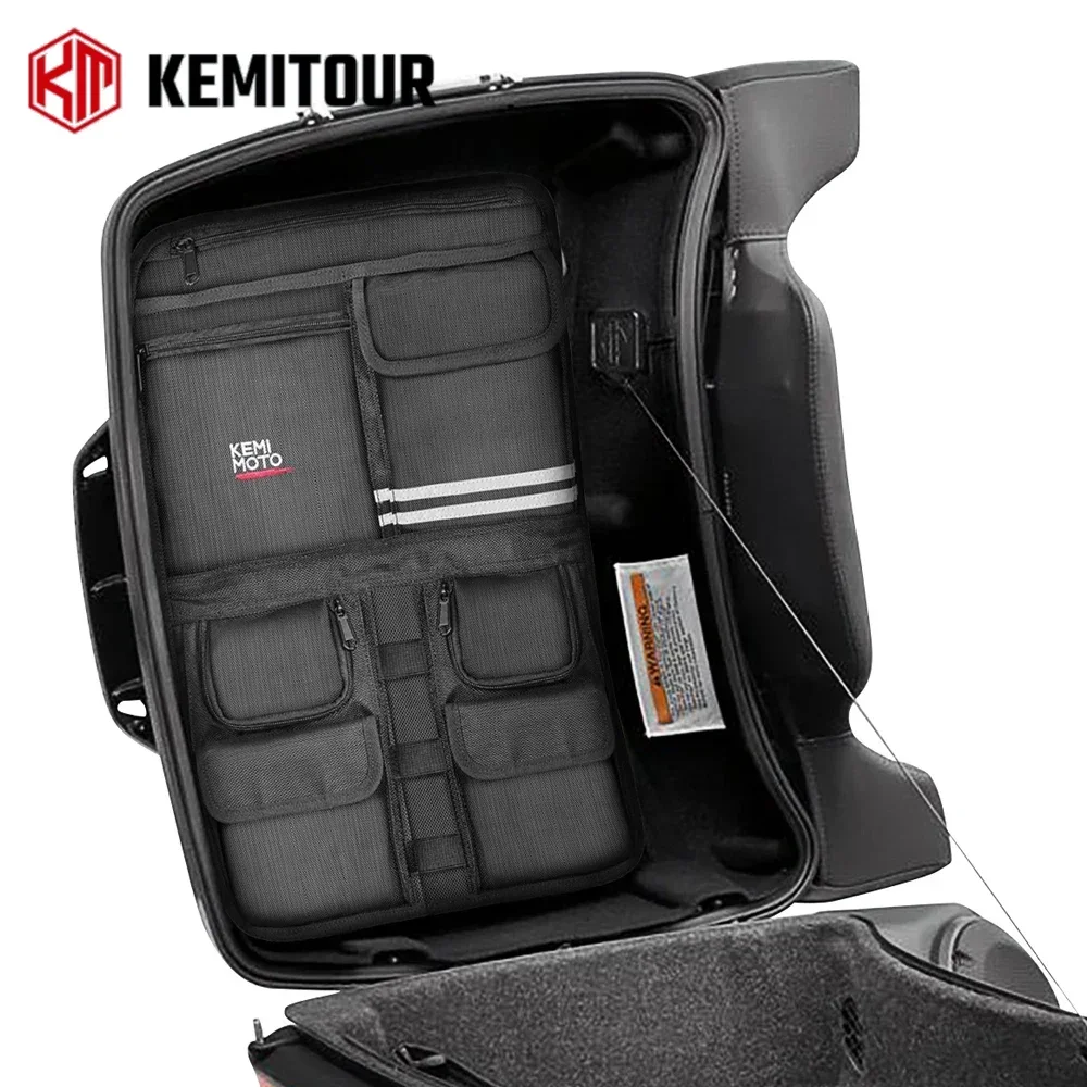

Motorcycle Bag Tour Pack Lid Organizer Bags for Road Glide Road King Electra Glide Street Glide Touring Travel-Paks Storage Bags