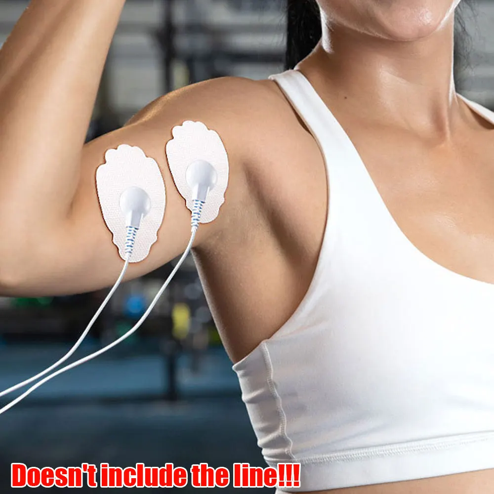 10-100 قطعة منصات القطب الرقمية لعشرات الأقطاب الكهربائية الوخز بالإبر آلة العلاج الرقمية مدلك Parches عشرات التردد المتوسط