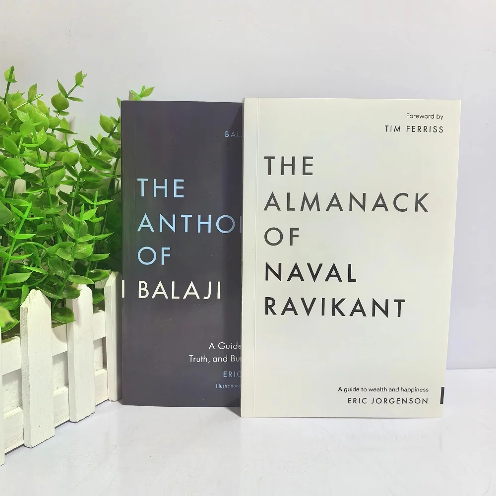 L'Almanach de Naval Ravikant, l'anthologie de Balaji, ensemble de livres en anglais, richesse, bonheur, technologie, vérité, non-fiction