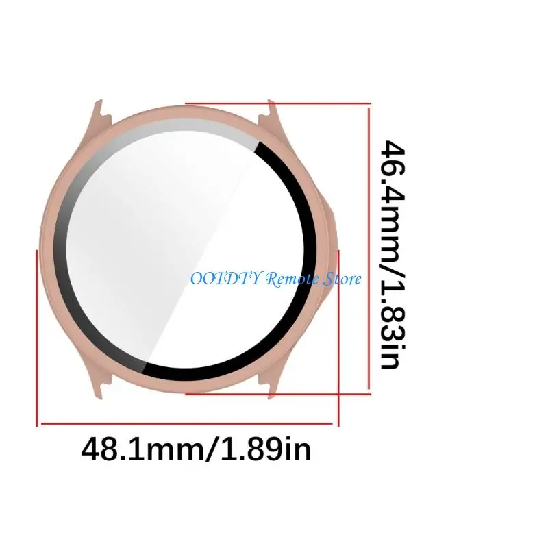 Custodia per orologio S Proteggi schermo in vetro temperato e paraurti protettivo per PC rigido Accessori per smartwatch