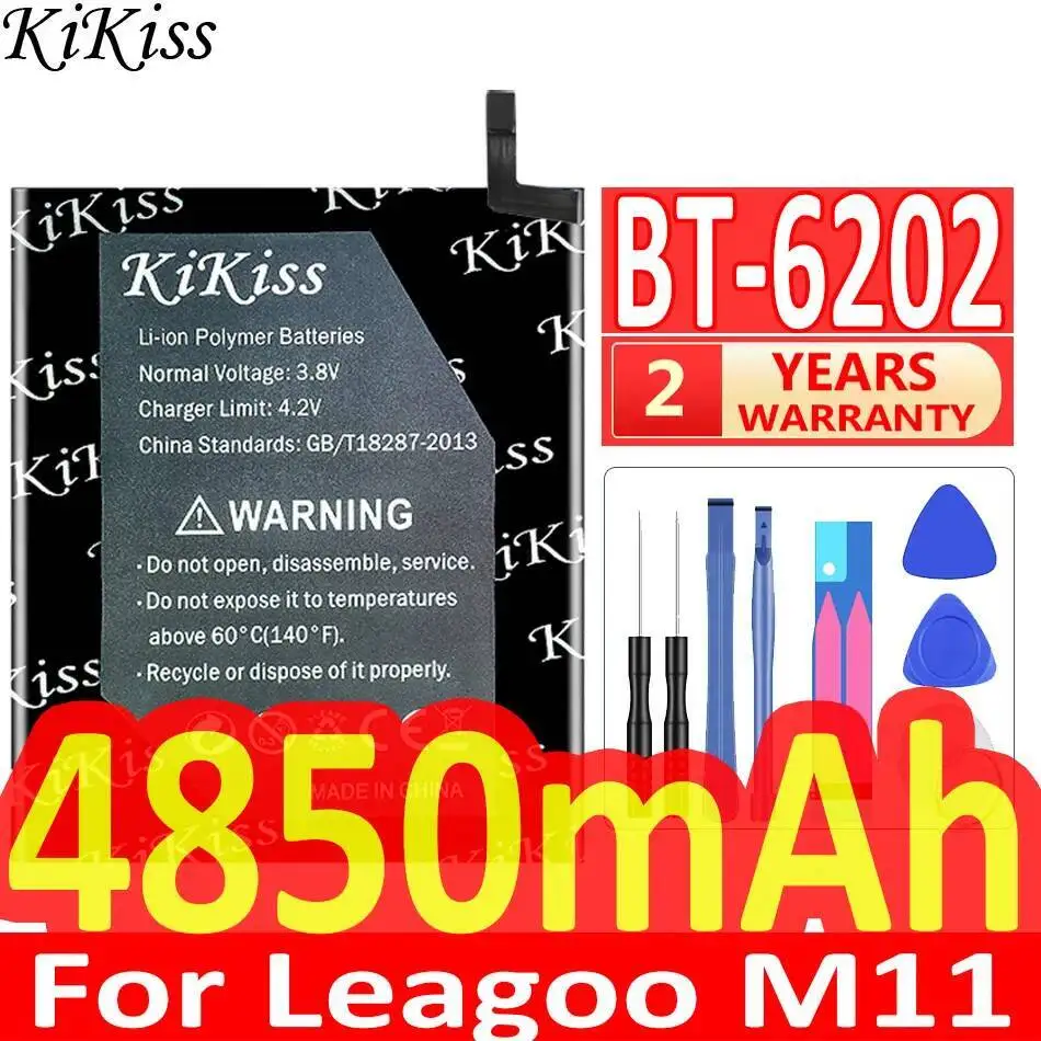 

4850Mah Mobile Phone Battery BT-6202 For Leagoo M11 Long-Lasting
