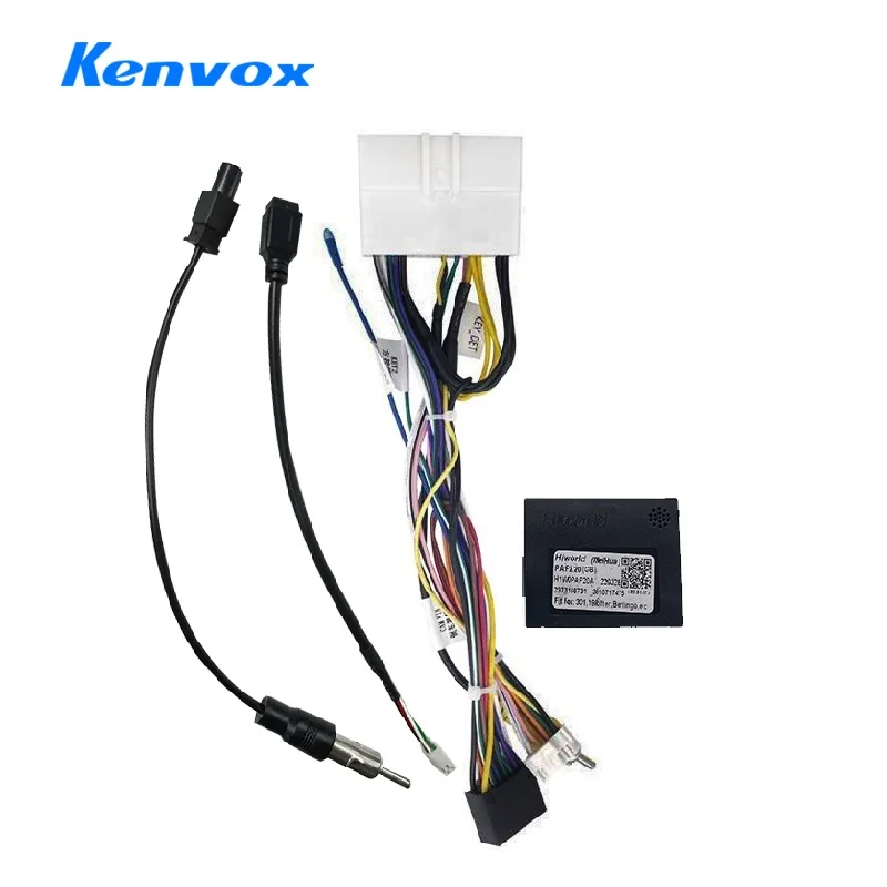 

Автомобильный радиоприемник Android Canbus Box декодер для Peugeot 208 2022 2023 2024 16-контактный разъем жгута проводов, разъем кабеля питания