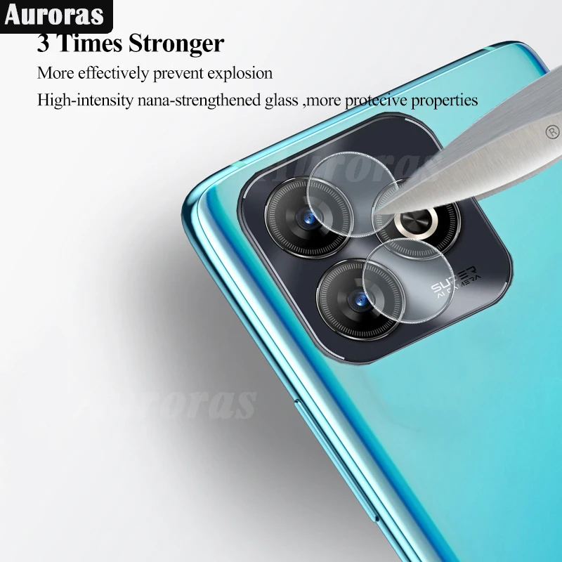 Auroras 카메라 유리 보호대 필름, 후면 렌즈 보호 커버, ZTE 블레이드 A75, 4G, A35, A55, 2 개