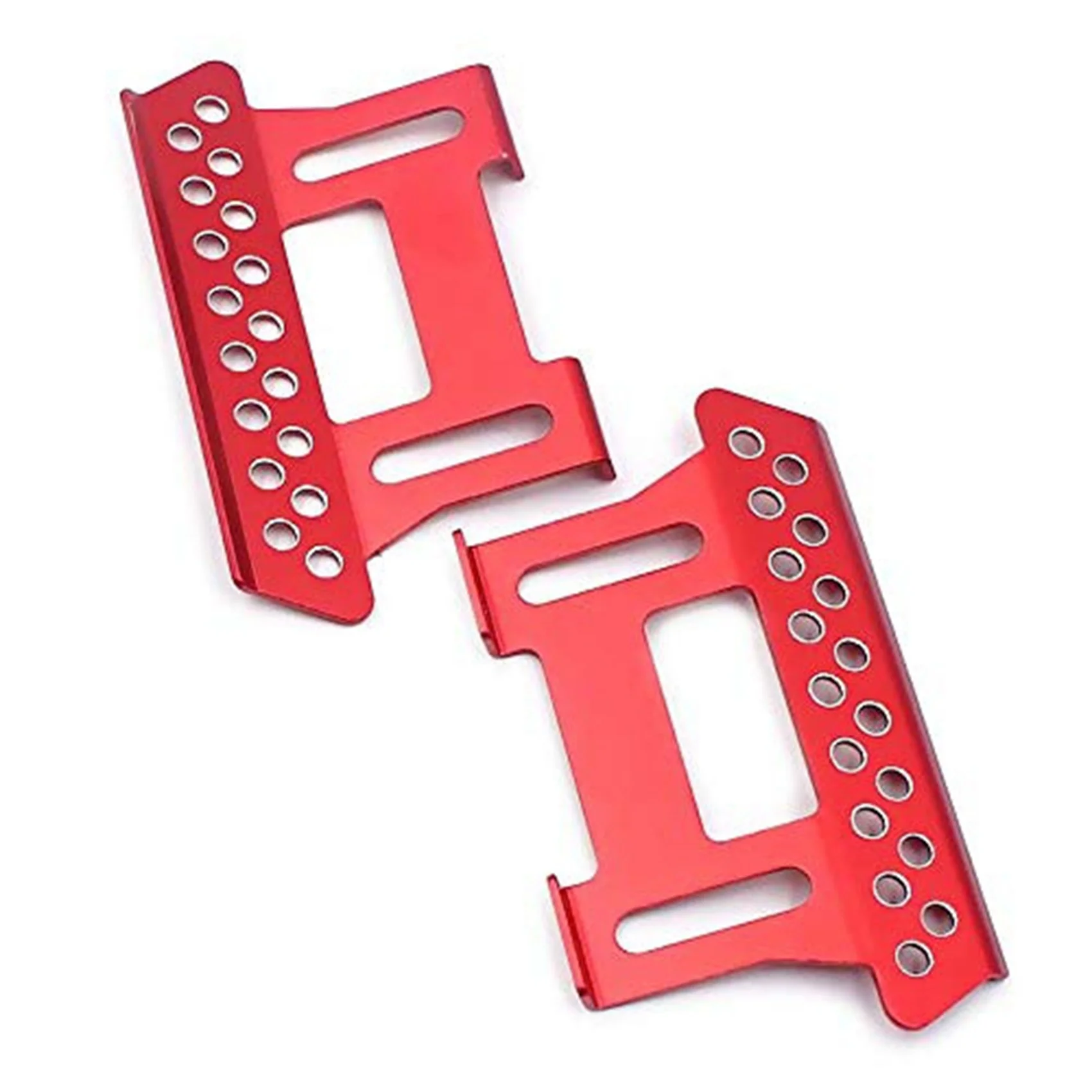 1 par de placas laterais de metal, pedais deslizantes para 1/10 rc crawler axial scx10 rc4wd tf2 rgt 86100, peças de atualização