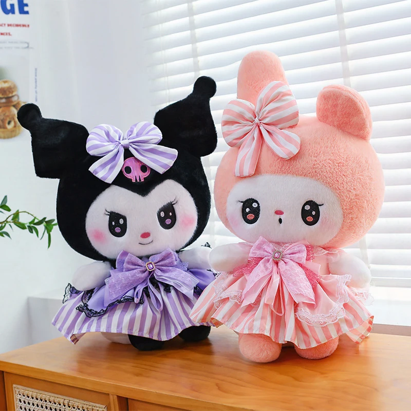 

Kawaii Diamond Bow Kuromi Plush Toy Stuffed Doll Cute Filled Doll for Kids Birthday Gift Perfect for Children and Couples