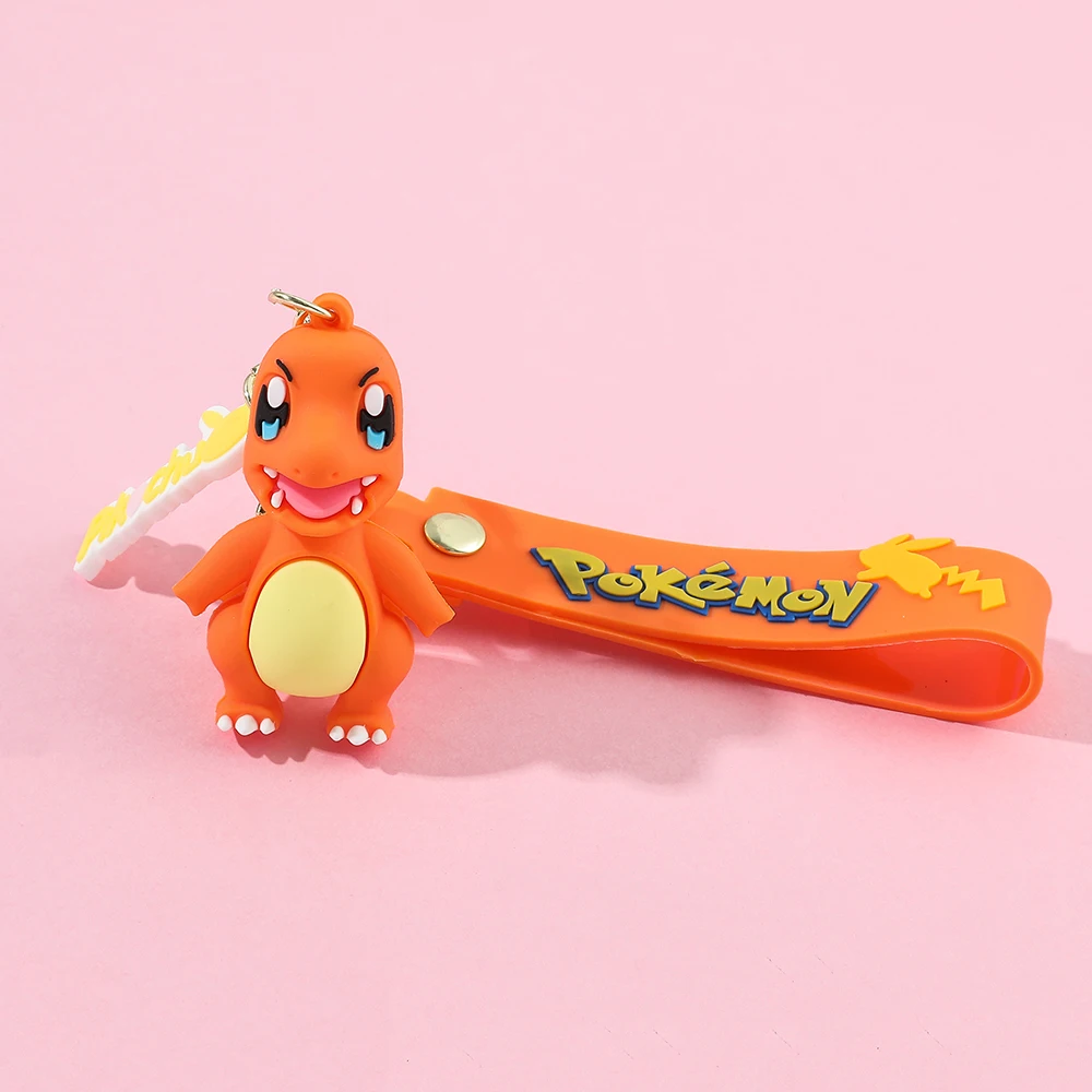 Pokémon sleutelhangerset - schattige Pikachu & Friends Q-versie sleutelhanger, anime rugzak charme, Kawaii cadeau voor fans en koppels (verjaardag