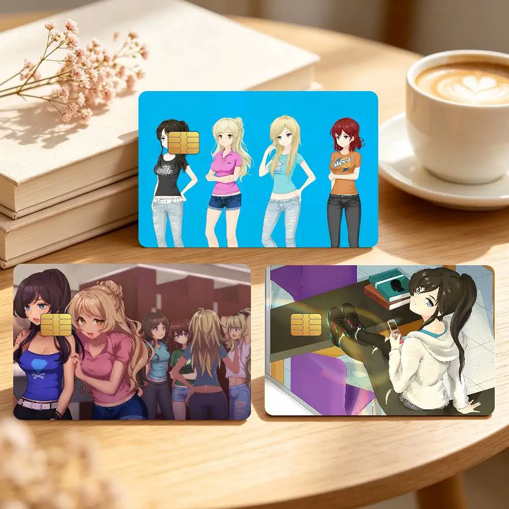 TV Series C-Class of 09-S Credit Card Skin Stickers For Bank Bus Metro Cards Waterproof Anti-Scratch Gift 4PCS