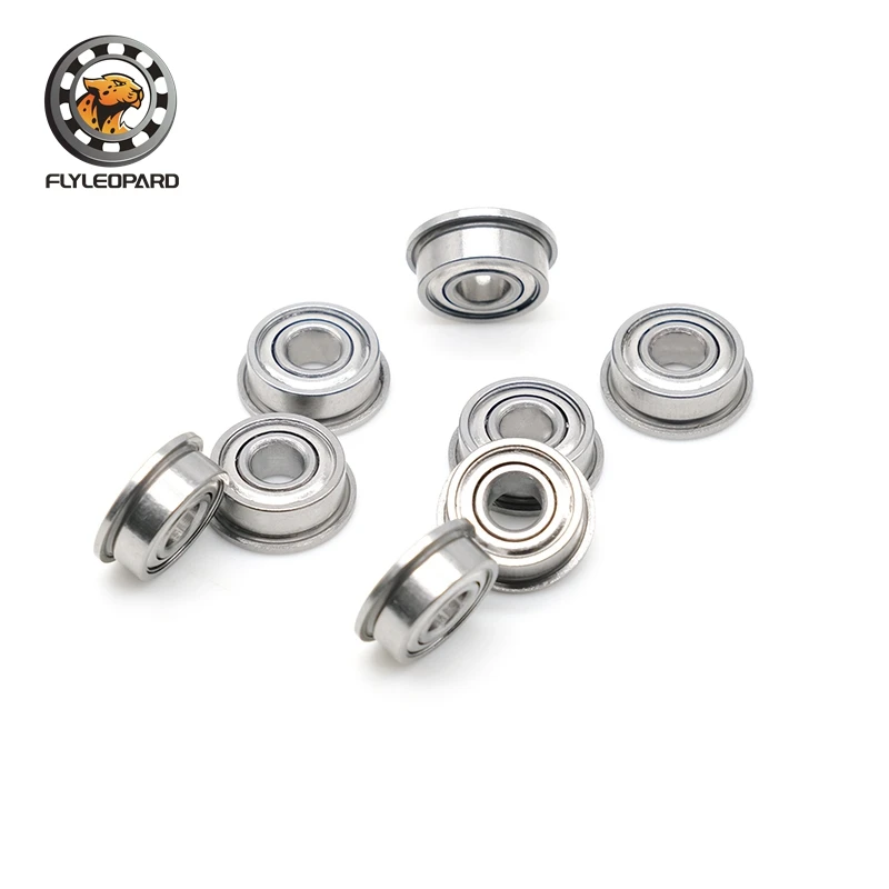 MF104ZZ Flange Bearing 4x10x4 mm ABEC-7 ( 10 PCS ) Miniature Flanged MF104 Z ZZ Ball Bearings