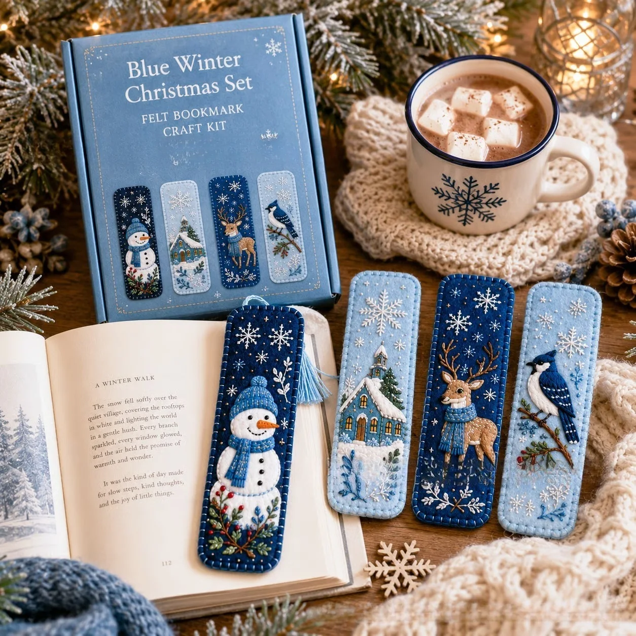 Набор для рукоделия: Рождестве – обзор и цена Embroidery Xmas Kits