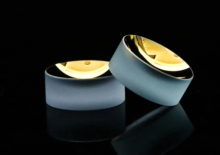 

Gold-plated plano-concave reflector high-reflectivity glass lens imaging laser reflector optical lens filter
