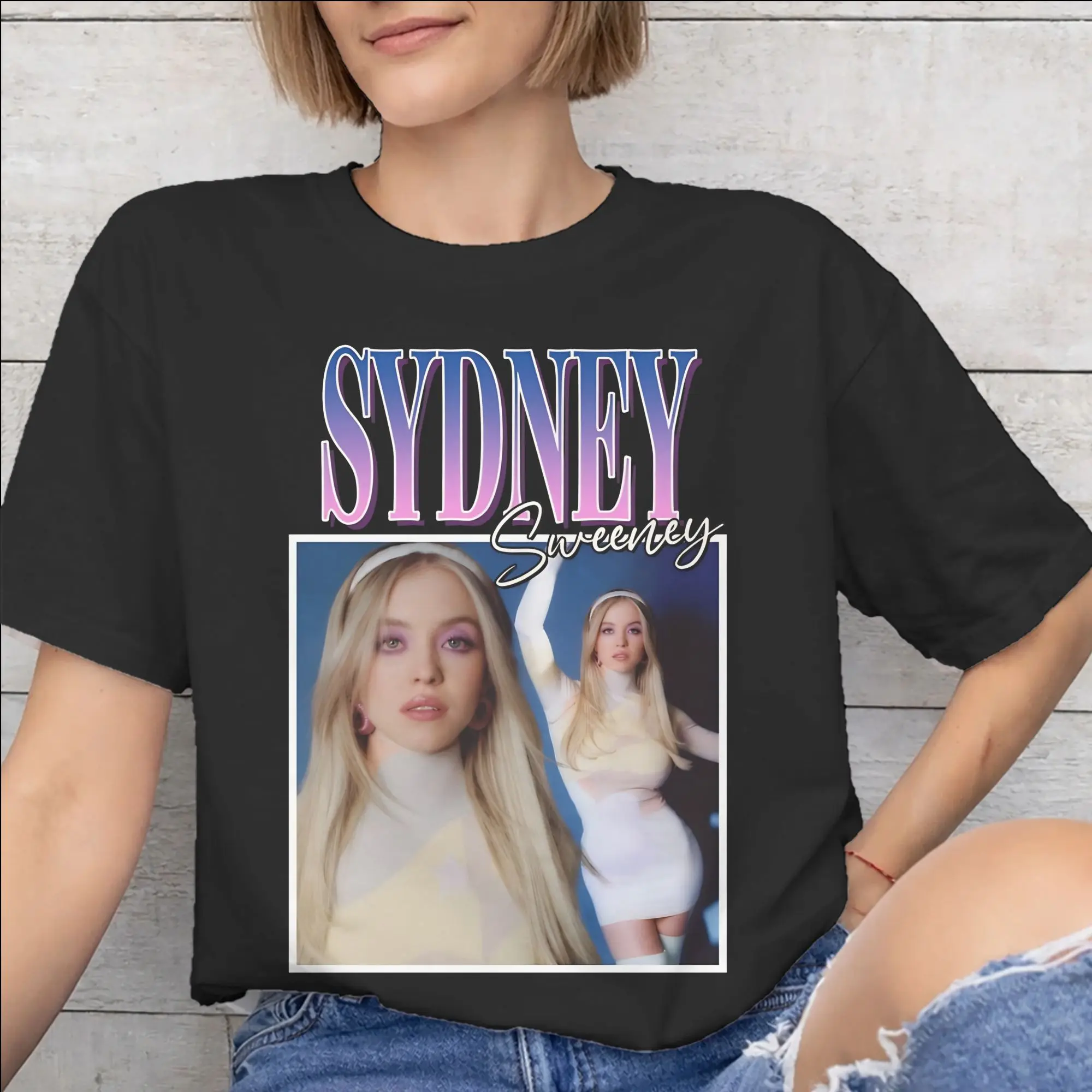 Cassie Howard Sydney Sweeney Tee Shirt for Men Women Gift Idea T Shirts  100% Cotton Clothes