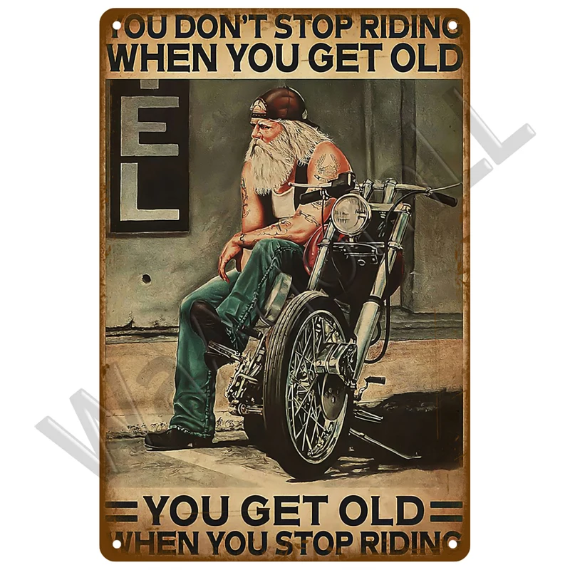 Auto Parts US Motorcycle Metal Sign Tin Sign Home Decor Plaque Home Decoration For Garage Bar Cafe Club Pubs Man Cave Oil Gas