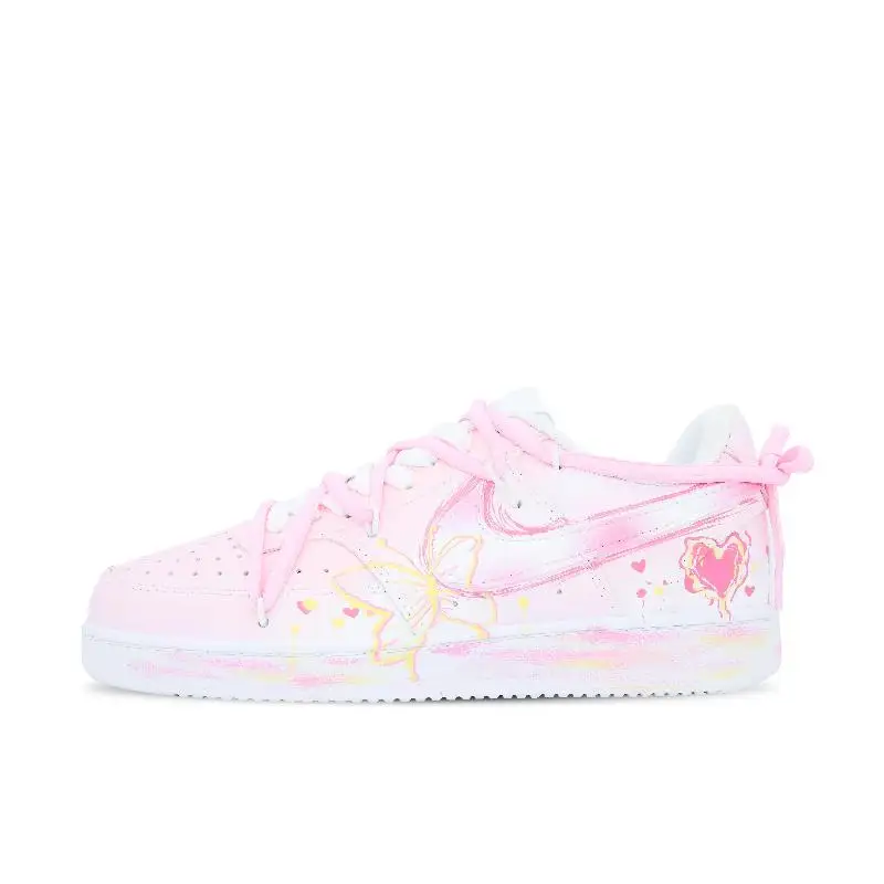 【Personalizar】Nike Court Vision 1 Sapatos de skate Tênis femininos CD5434-100