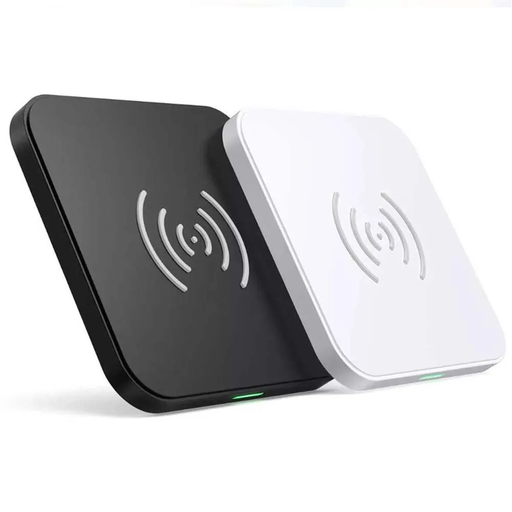 CHOETECH Fast Wireless Charging Pad Black And White 2 Pack