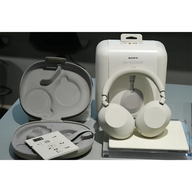 Audífonos Inalámbricos con Cancelación de Ruido Originales Sony WH-1000XM6, Auriculares de Alta Gama con Doble Núcleo, Color Negro, 30 Horas de Batería 5