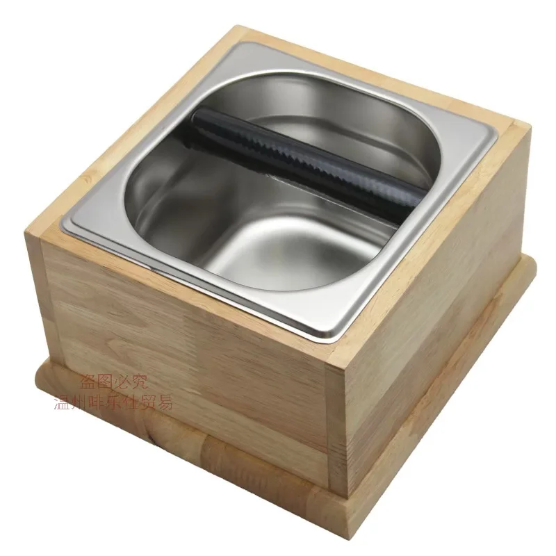 

Semi-Automatic Italian Coffee Machine Coffee Grounds Box Solid Wood Waste Coffee Powder Bucket