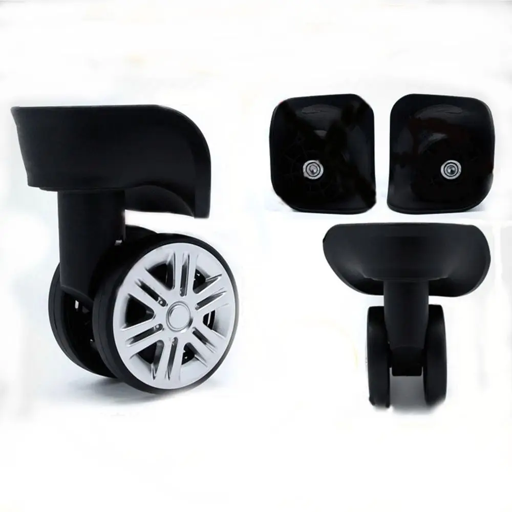 A65 Universal Silent Wheels Replacement Luggage Caster Repair Accessories Suitcases Trolley Rubber Wheels Silent Luggage Wheels